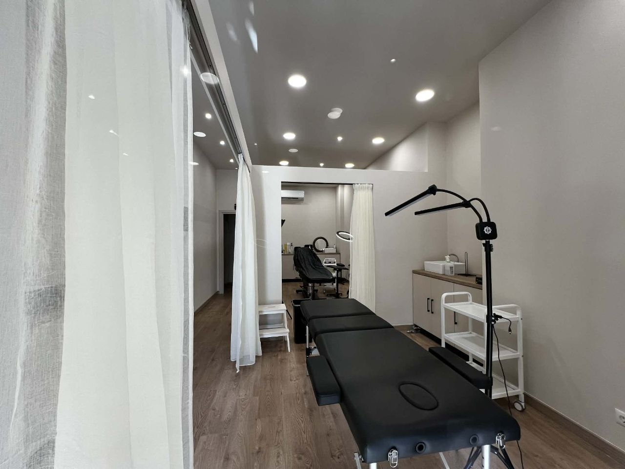 Clean tattoo room at sixth_sense studio in Kos